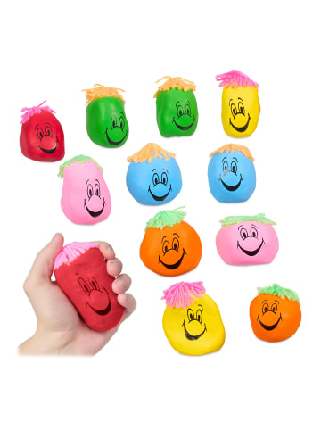 relaxdays 12 x Stressball in Bunt
