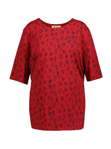 Ulla Popken Shirt in dunkel rot