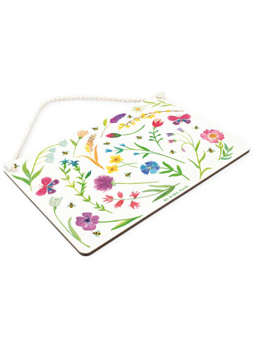 Mr. & Mrs. Panda Türschild Frühling mit Spruch in Bunt