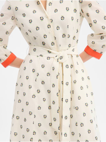 MARC CAIN COLLECTIONS Kleid in ecru mehrfarbig - 0001