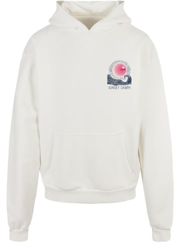 Merchcode Hoodie "Sunset Charm Oversized Hoody" in Weiß