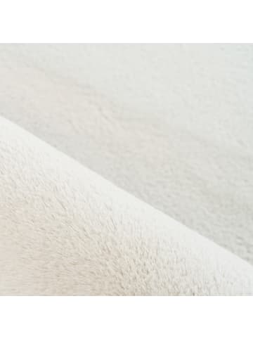 KADIMA DESIGN Teppich Kurzflor Waschbar Einfarbig NECKAR Strapazierfähig OEKO-TEX in Creme