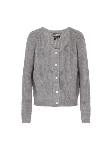 DreiMaster Vintage Cardigan in grey melange
