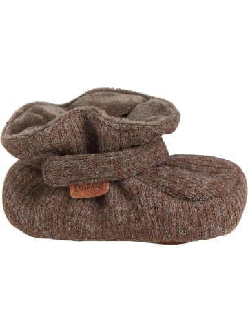 En Fant Kinder Slipper "Baby Slippers" in Braun