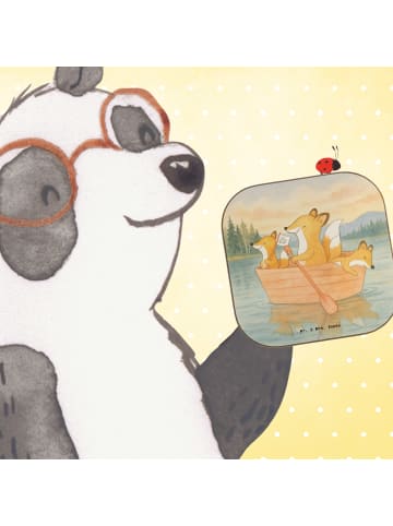 Mr. & Mrs. Panda Untersetzer Tasse Fuchs Kanufahren Design ohne ... in Weiß