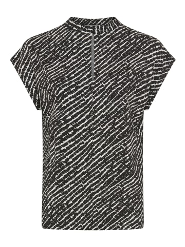 Laura Scott Kurzarmshirt in schwarz-weiß-gemuster