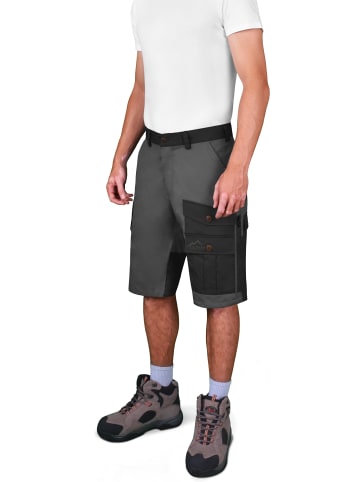 Normani Outdoor Sports Herren Shorts Ahvaz in Schwarz/Anthrazit