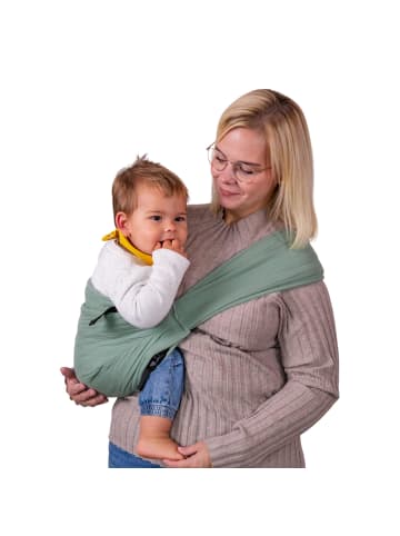 Schmusewolke Speedy Eucalyptus - Hüfttrage aus Musselin