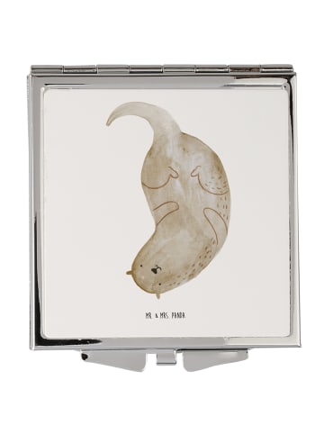 Mr. & Mrs. Panda Schminkspiegel Otter Kopfüber ohne Spruch in Weiß