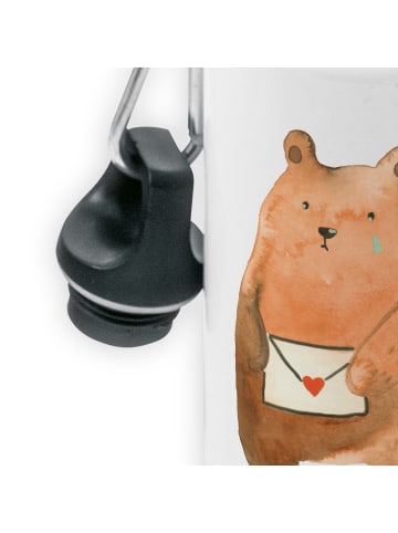 Mr. & Mrs. Panda Kindertrinkflasche Bär Vermissen ohne Spruch in Weiß
