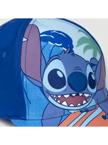 Cerda Mädchen Kindermütze Stitch Visier Blau Cap one size EU Kappe
