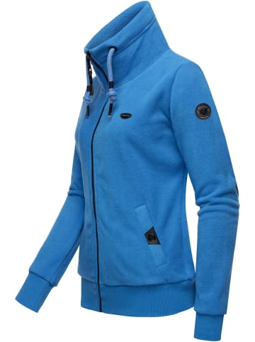 ragwear Kapuzensweatjacke Rylie Fleece Zip Solid in Blue