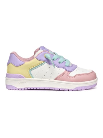 Geox Sneaker in Violet/Gelb