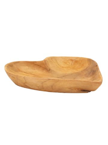 Mauro Ferretti Braune, leere Holztasche, 27 x 29 x 4 cm
