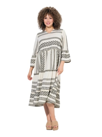 Ulla Popken Midikleid in helles moosgrün