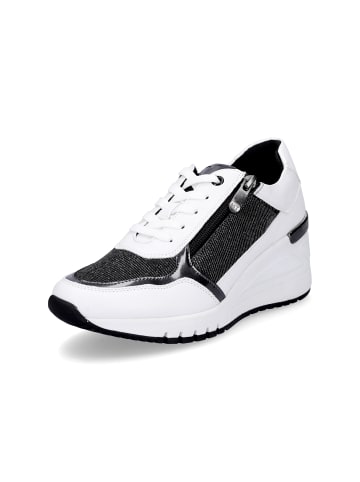 Marco Tozzi Keil-Sneaker in weiß schwarz