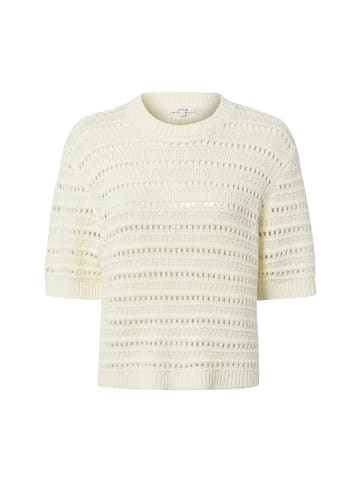OPUS Strickpullover Ploomina in ecru - 0001