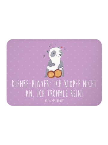 Mr. & Mrs. Panda Magnet Djembe Rhythmus mit Spruch in Lavendeltraum