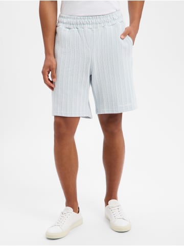 PEGADOR Shorts Forno in hellblau weiß