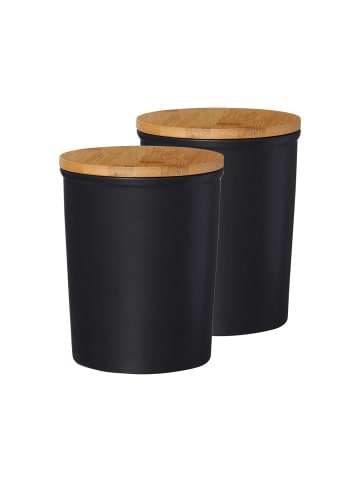 Ritzenhoff & Breker 2er Set Vorratsdosen Jasper 1,8 l in schwarz-braun