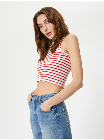 KOTON Tanktop in Rot Gestreift