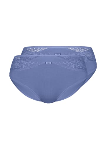 Sassa Panty 2er Pack in blue shadow