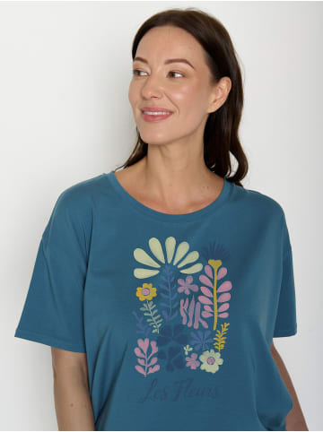 GreenBomb Feel Les Fleurs in True Blue