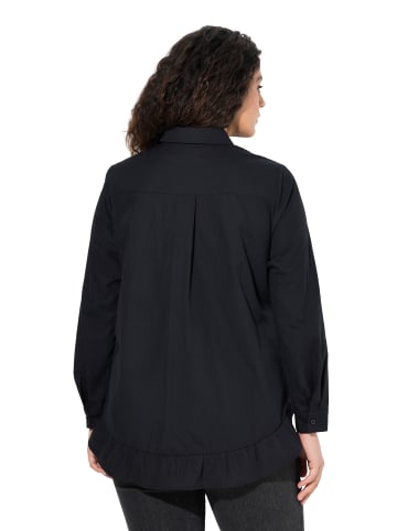 Ulla Popken Hemdbluse in schwarz