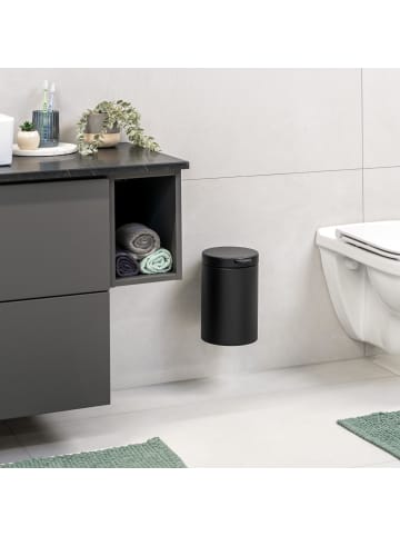 bremermann Wand-Kosmetikeimer 3 Liter schwarz