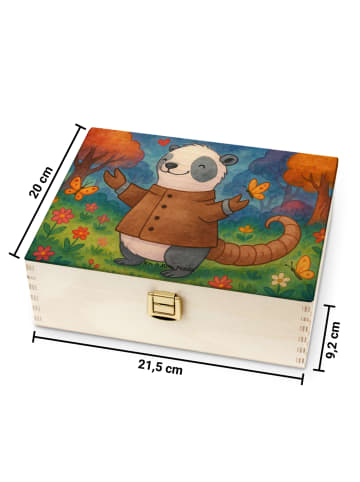 Mr. & Mrs. Panda Tee Box Skorpion Astrologie Design ohne Spruch in Weiß