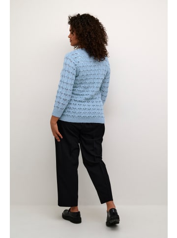 KAFFE curve Strickpullover KChelena in Faded Denim