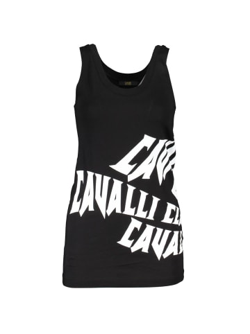 cavalli CLASS Schwarzes Baumwoll-Tanktop