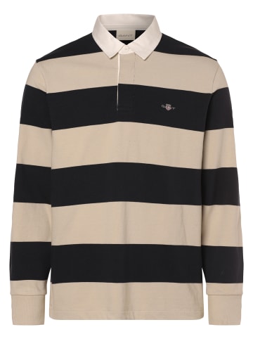 Gant Poloshirt in beige schwarz