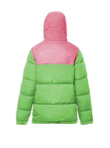 myMO ATHLSR Wattierte Steppjacke in Saftiges Grün Rosa