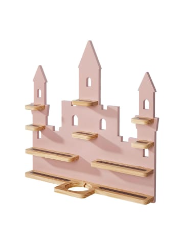 home24 Regal für Hörfiguren SCHLOSS in Rosa