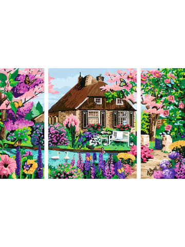 Ravensburger Malprodukte Zauberhaftes Cottage CreArt - Premium Triptychon 14-99 Jahre in bunt