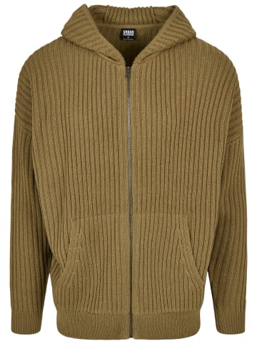 Urban Classics Urban Classics Herren Knitted Zip Hoody in tiniolive