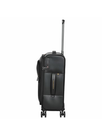 Mandarina Duck ECO - 4-Rollen-Kabinentrolley 55 cm (black) in schwarz