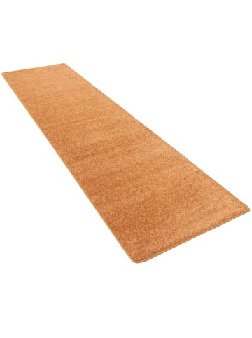 Snapstyle Hochflor Velours Läufer Teppich Luna in Terracotta