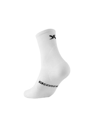 GEYSER Laufsocken stretch in Weiss