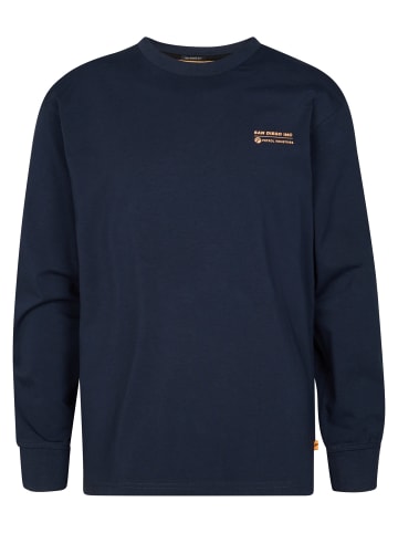 Petrol Industries Langarm-T-Shirt Mezquite in Blau