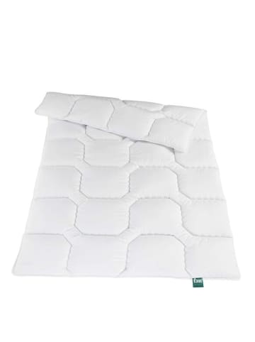 f.a.n. Frankenstolz Bettdecke Kansas Vierjahreszeiten-Steppbett 200x200cm in weiß