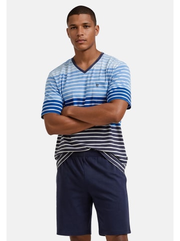 hajo Schlafanzug Klima Komfort in Marine