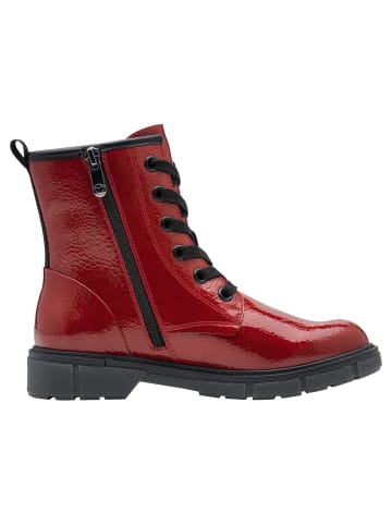 Marco Tozzi Stiefelette in DK.RED PAT.