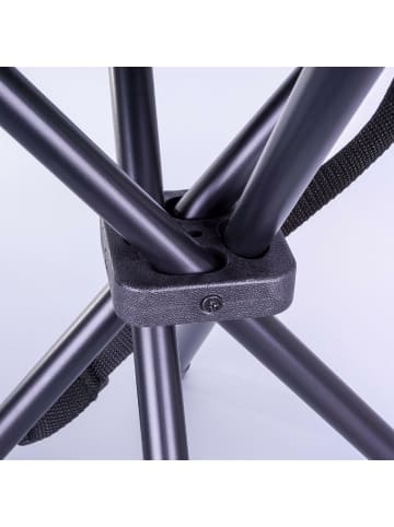 VCM  2er Set Sitzhocker Falthocker klappbar schwarz in Schwarz