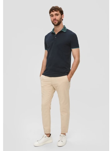 s.Oliver Polo-Shirt kurzarm in Blau