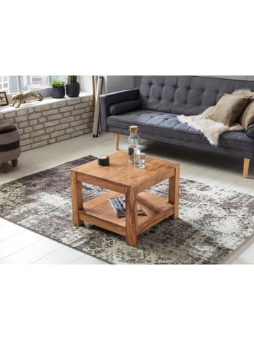 KADIMA DESIGN Couchtisch MUMBAI Massiv-Holz 60 x 60 cm Wohnzimmer-Tisch in Akazie