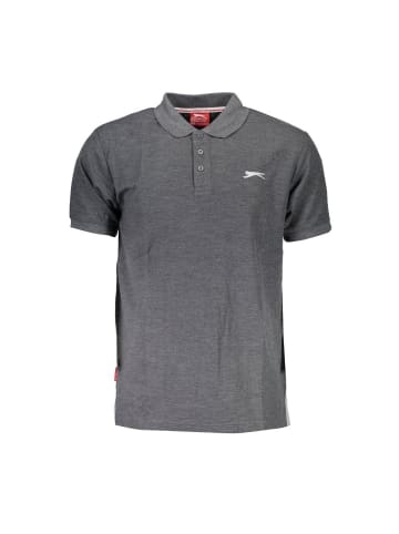 Slazenger Graues Polyester-Polohemd