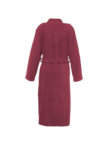 REDBEST Frottier Unisex-Bademantel Chicago in weinrot