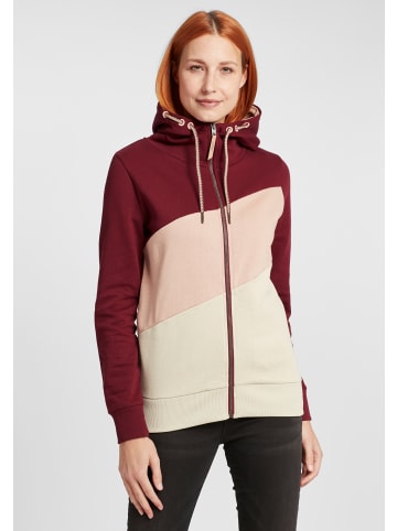 Oxmo Kapuzensweatjacke OXAggi in Rot